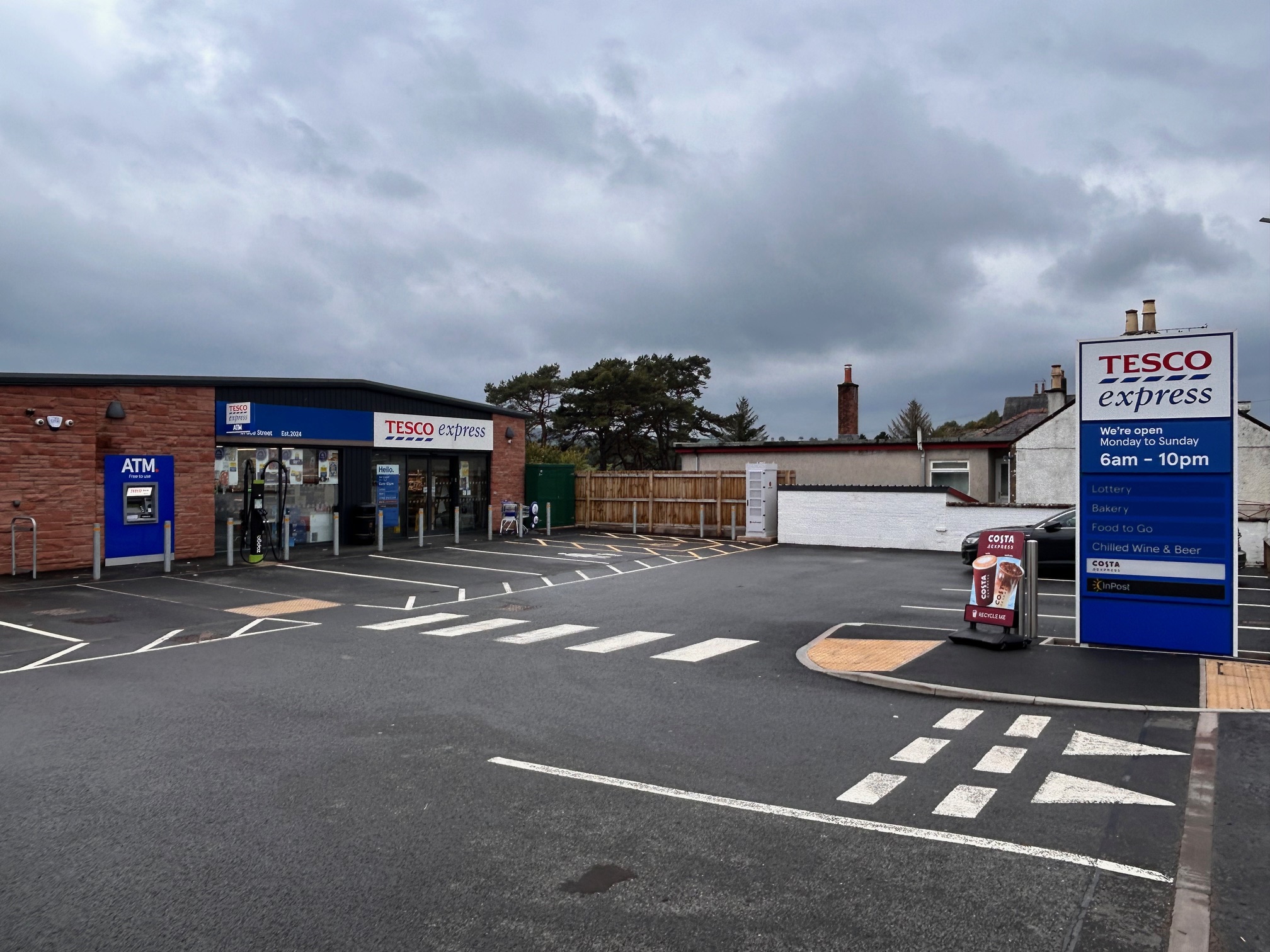 Lochmaben Ev Charging Wide Shot Lochmaben Ev Charging Wide Shot
